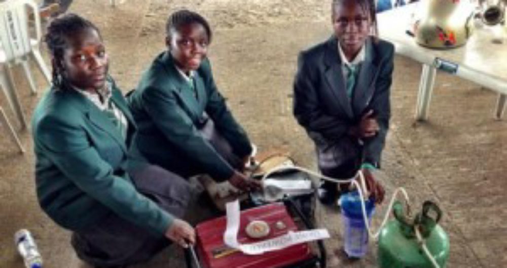 Nigerian Girls Invent Generator That Runs On Urine!
